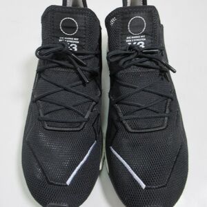 adidas Y-3 Men's Adizero Runner Black/Black White D97837 Size 12 1/2 / 12 UK